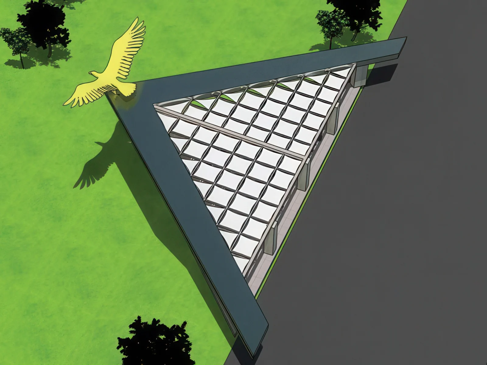 Теневые навесы проект 180