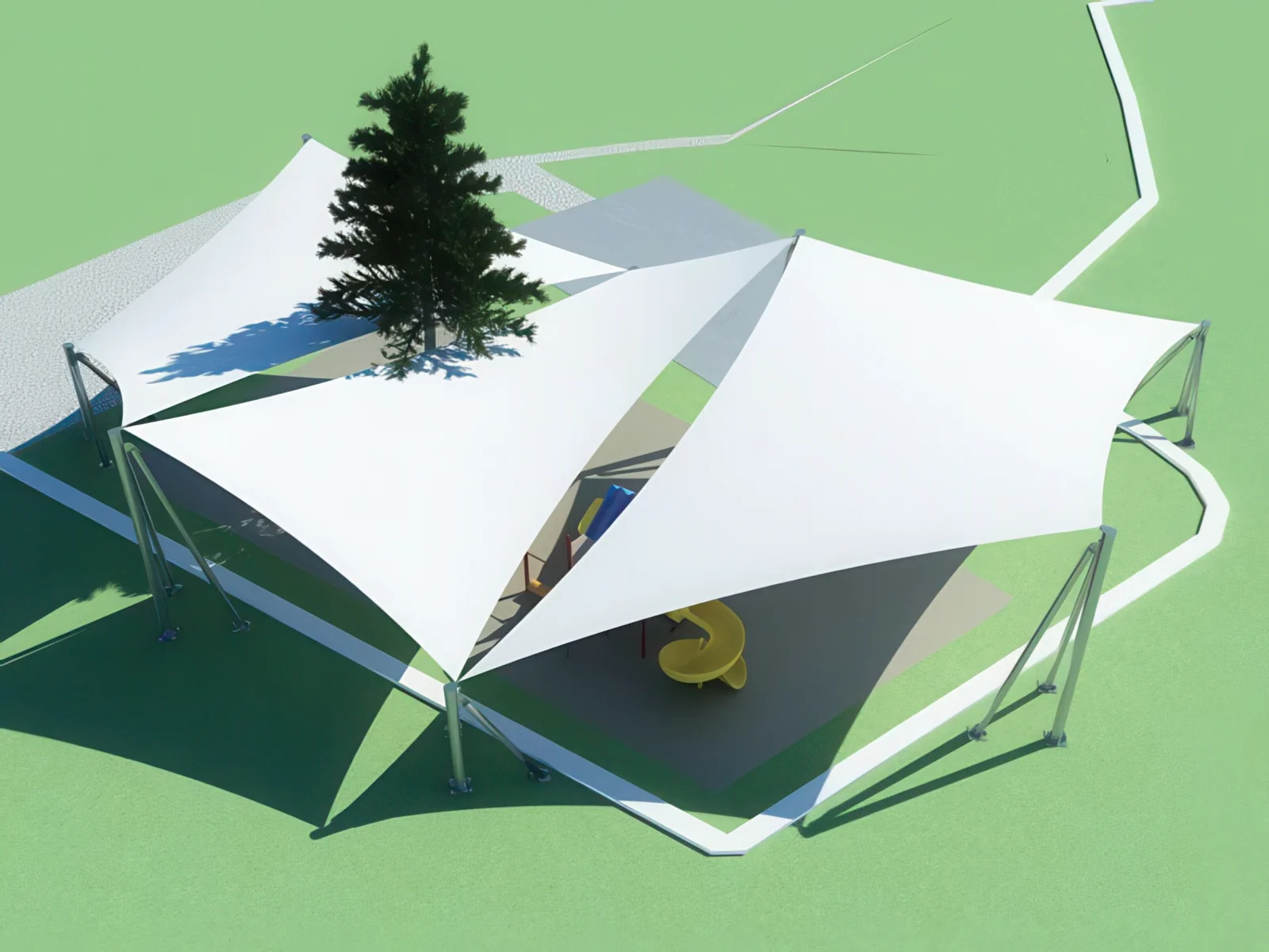 Теневые навесы проект 181