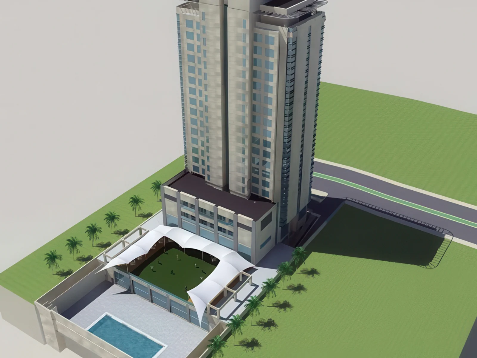 Теневые навесы проект 187