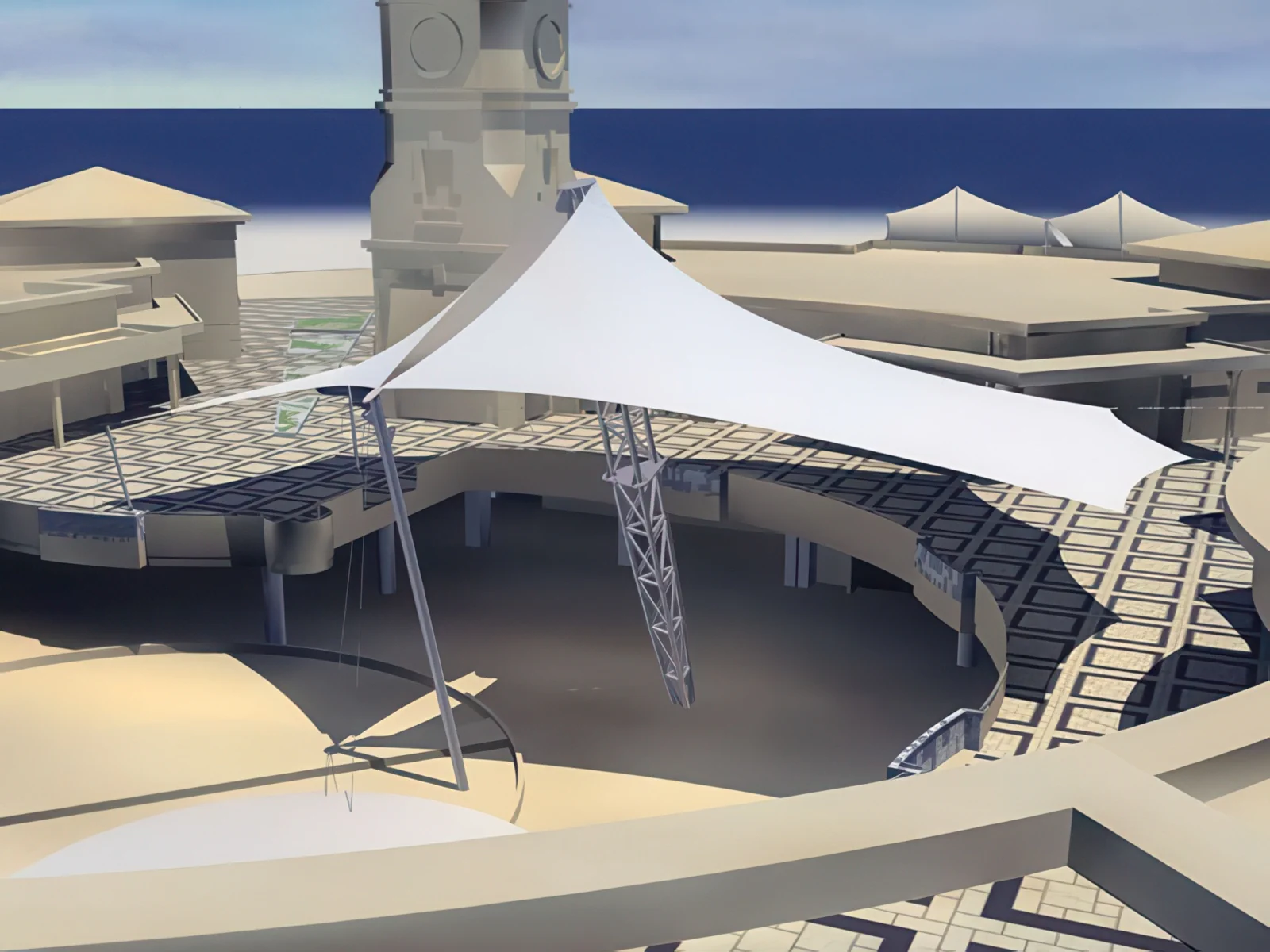 Теневые навесы проект 193