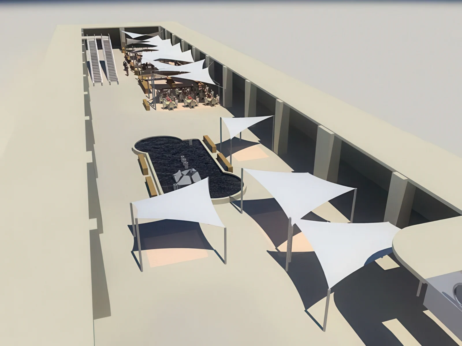 Теневые навесы проект 195