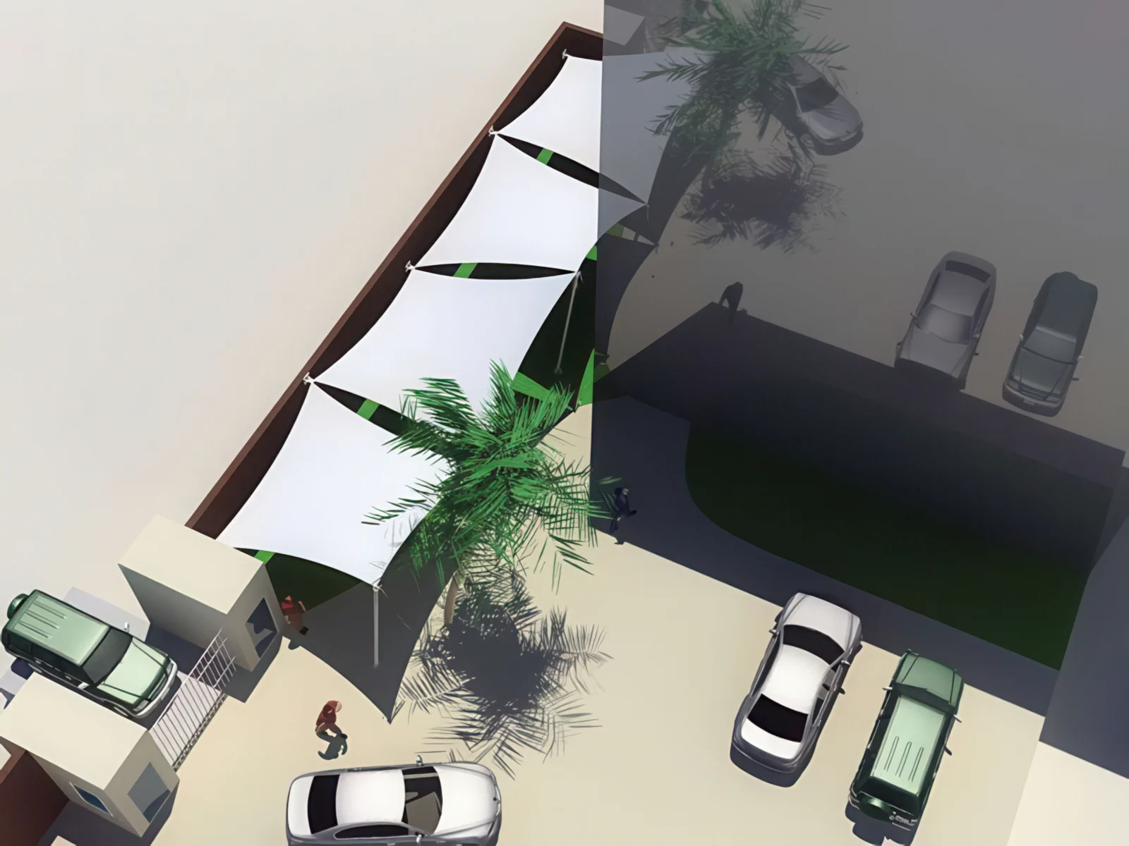 Теневые навесы проект 197