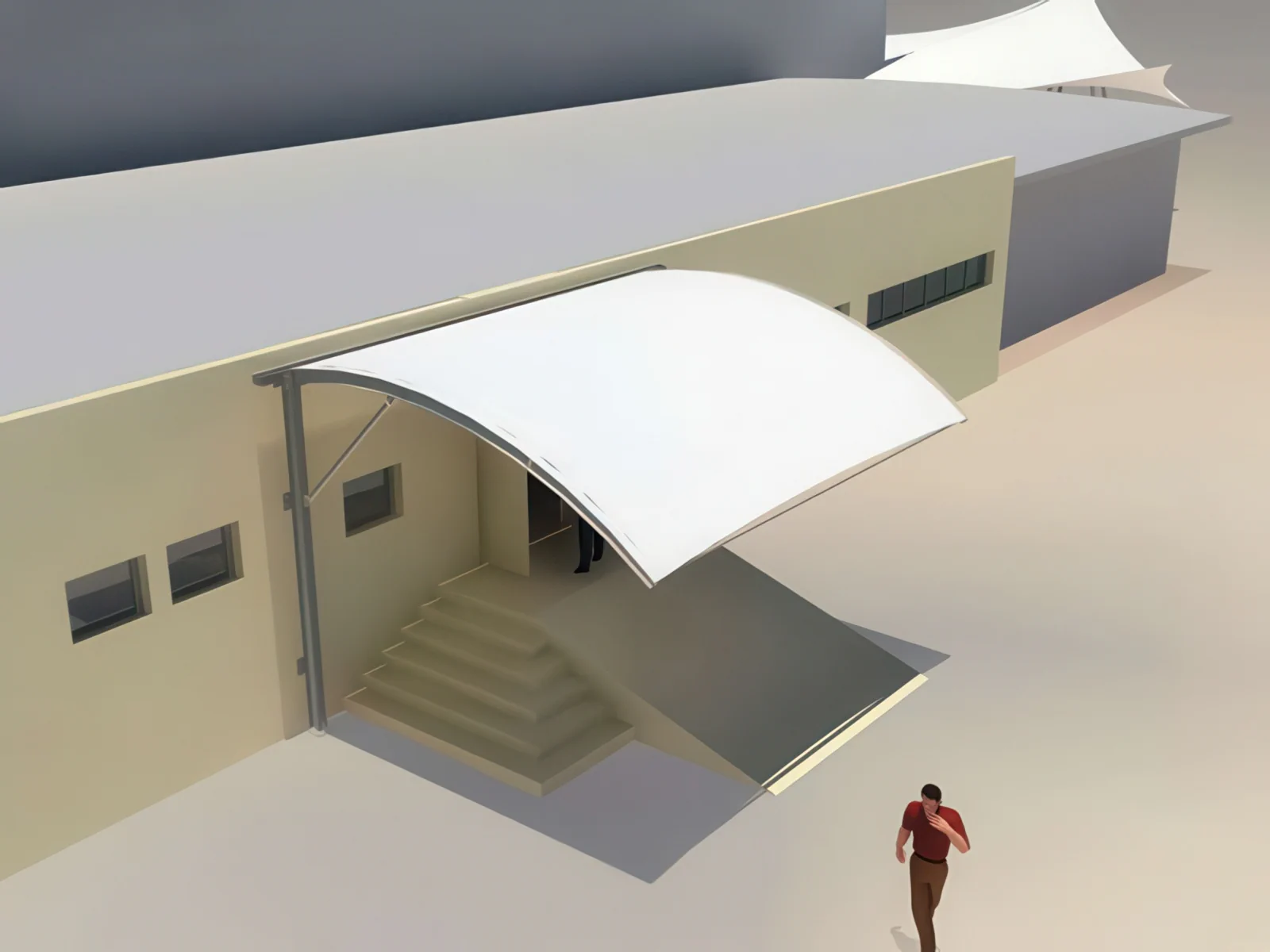 Теневые навесы проект 198