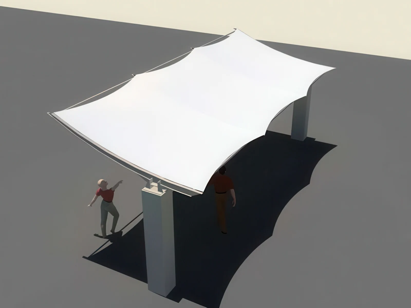 Теневые навесы проект 202