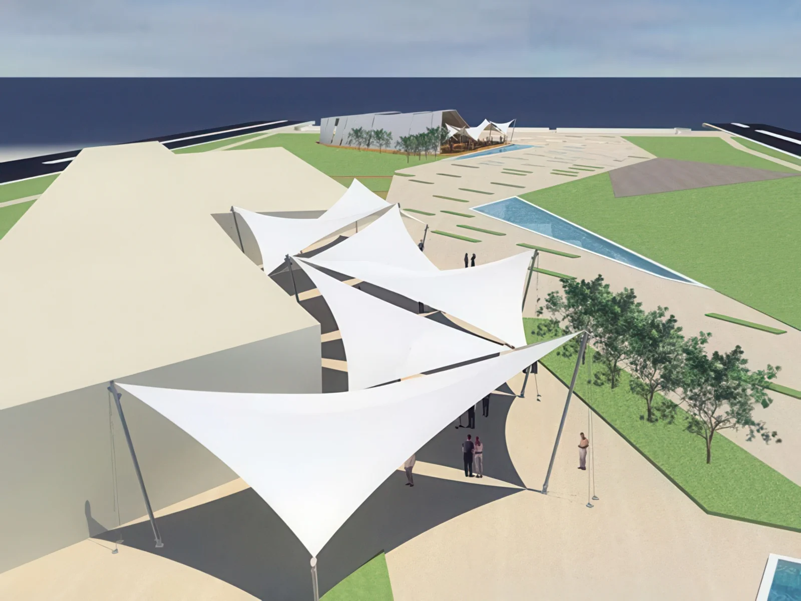 Теневые навесы проект 210