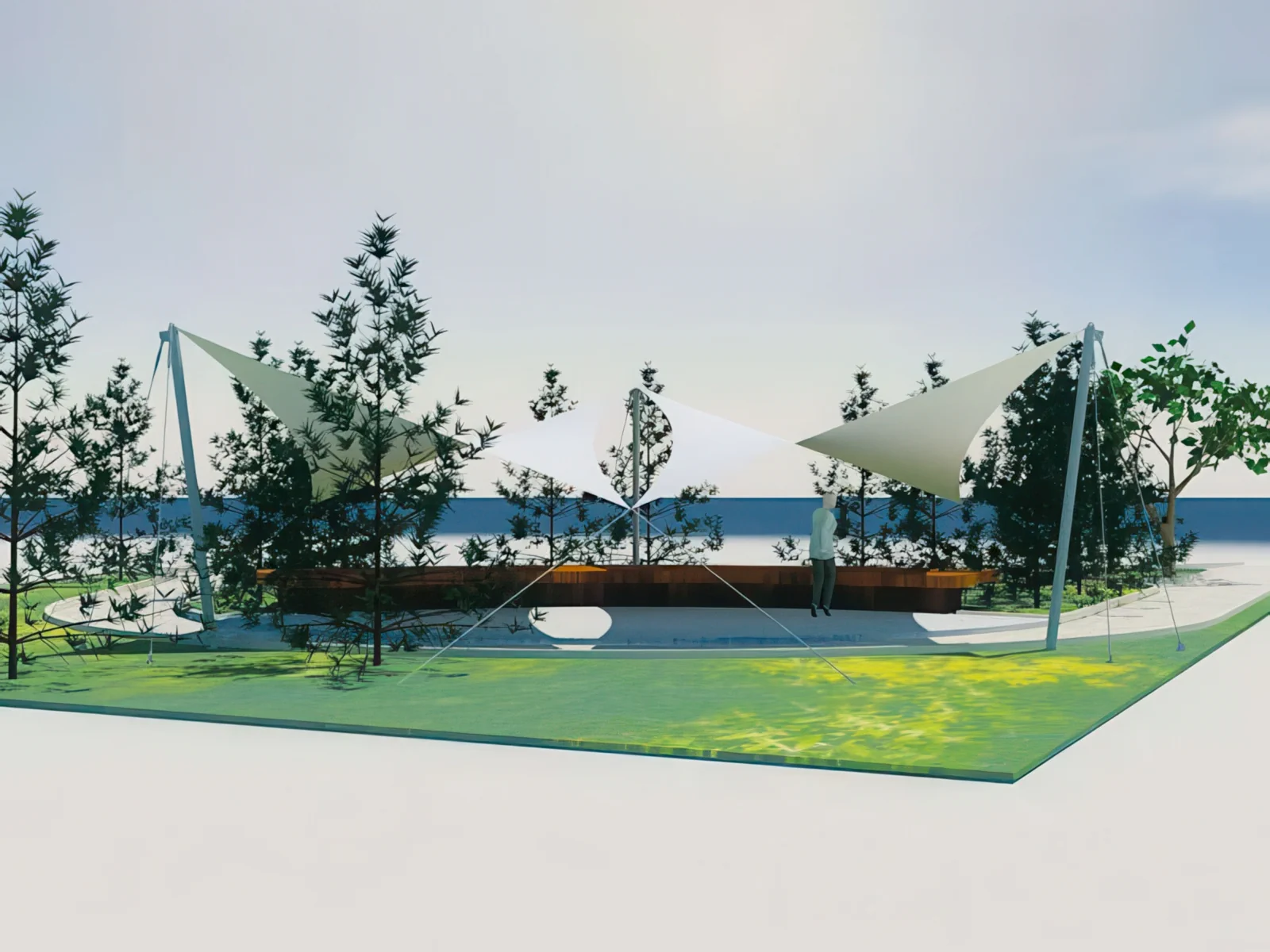 Тенты для социальных объектов проект 5