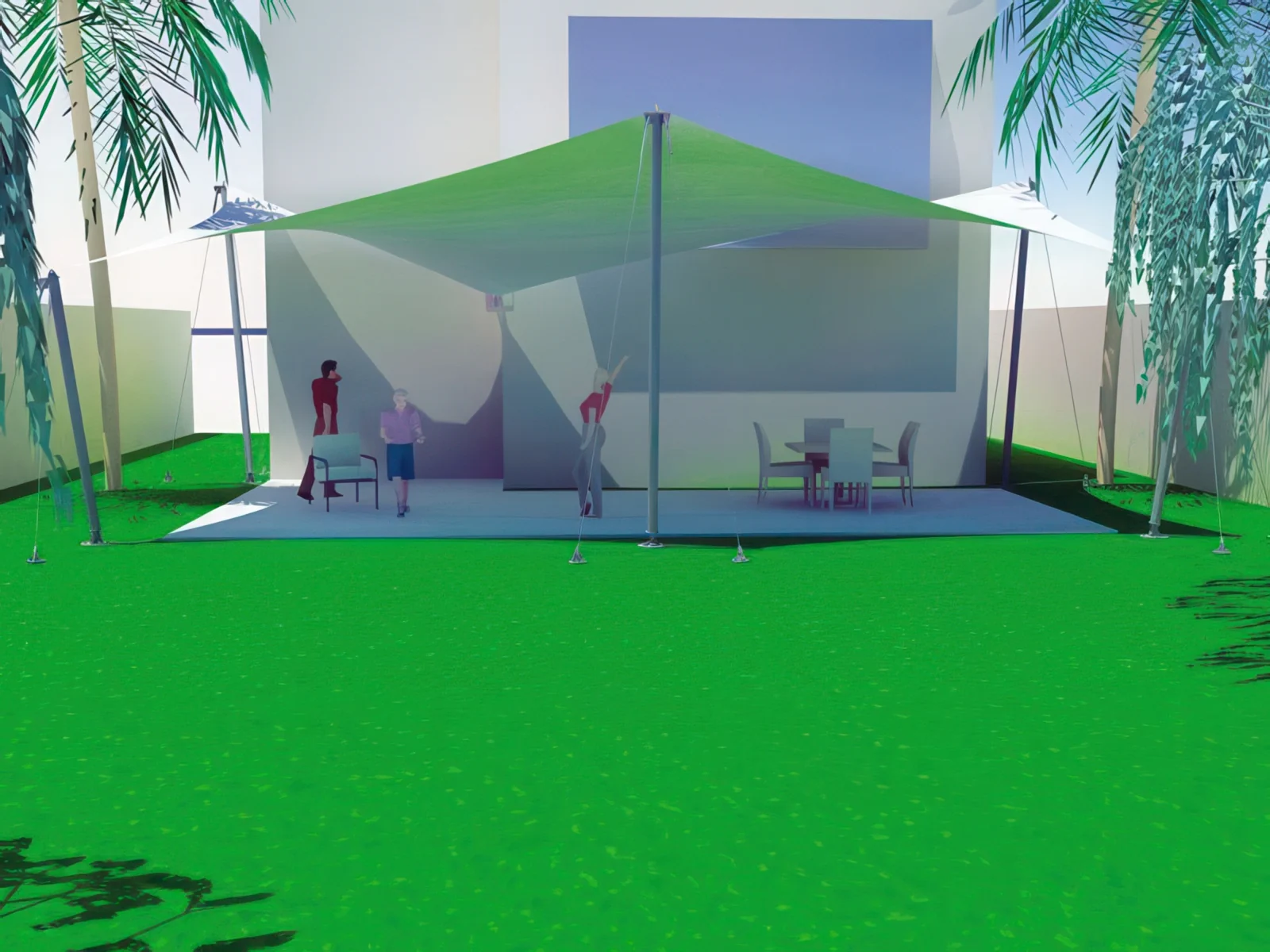 Тенты для социальных объектов проект 8