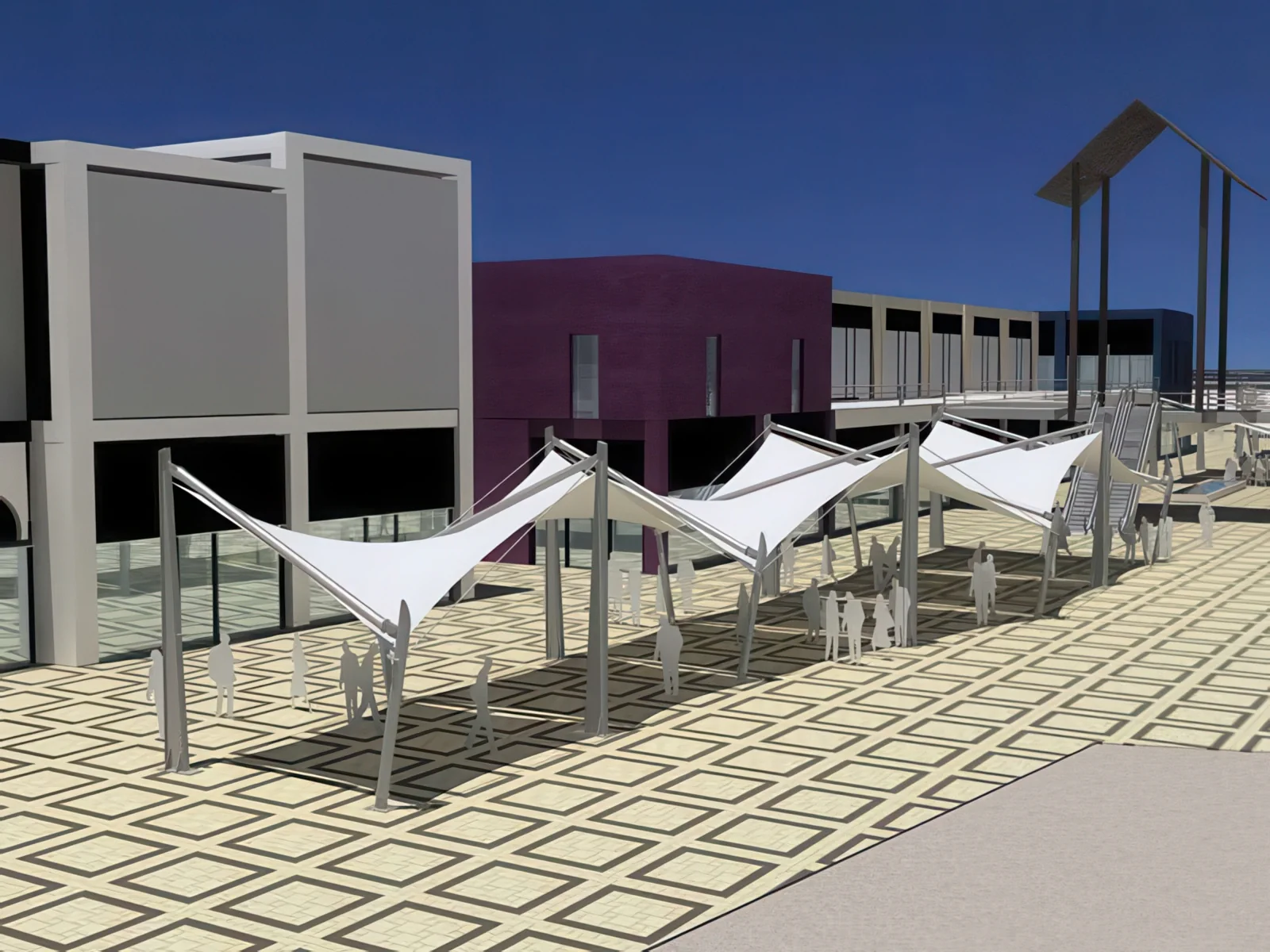 Тенты для социальных объектов проект 14