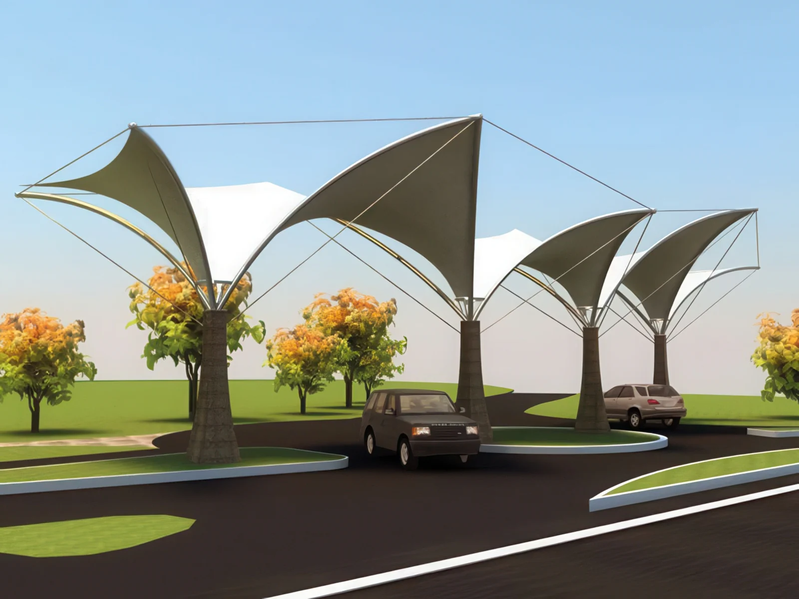 Тенты для социальных объектов проект 21