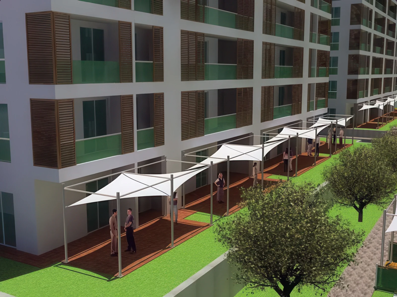 Тенты для социальных объектов проект 26