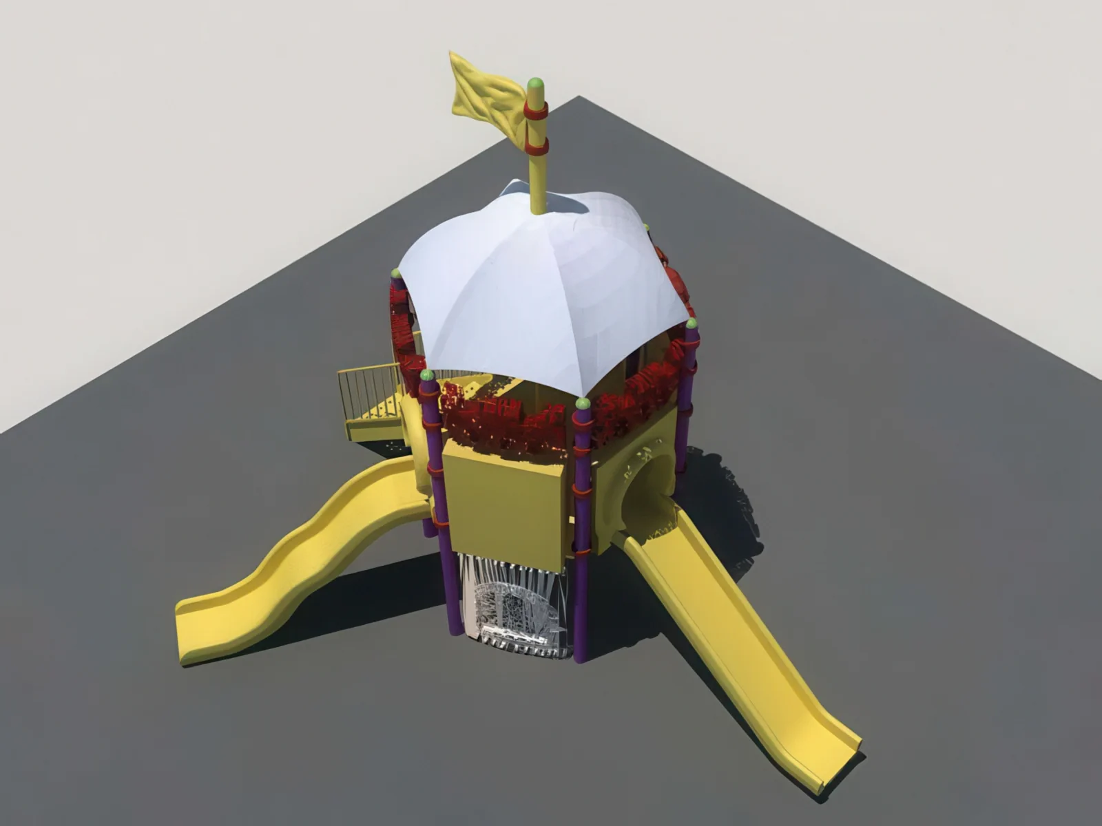 Тенты для социальных объектов проект 30