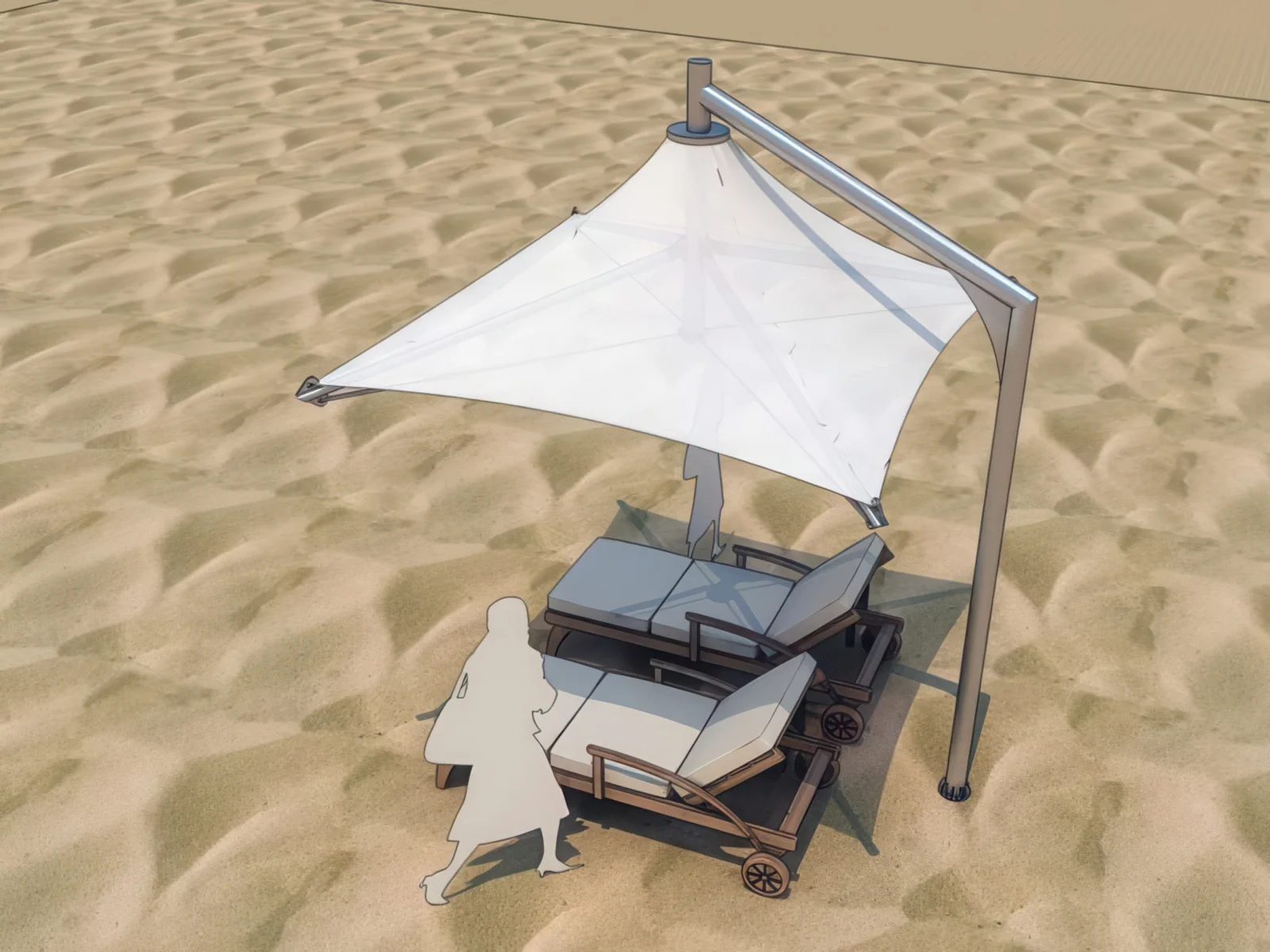 Тенты для социальных объектов проект 55