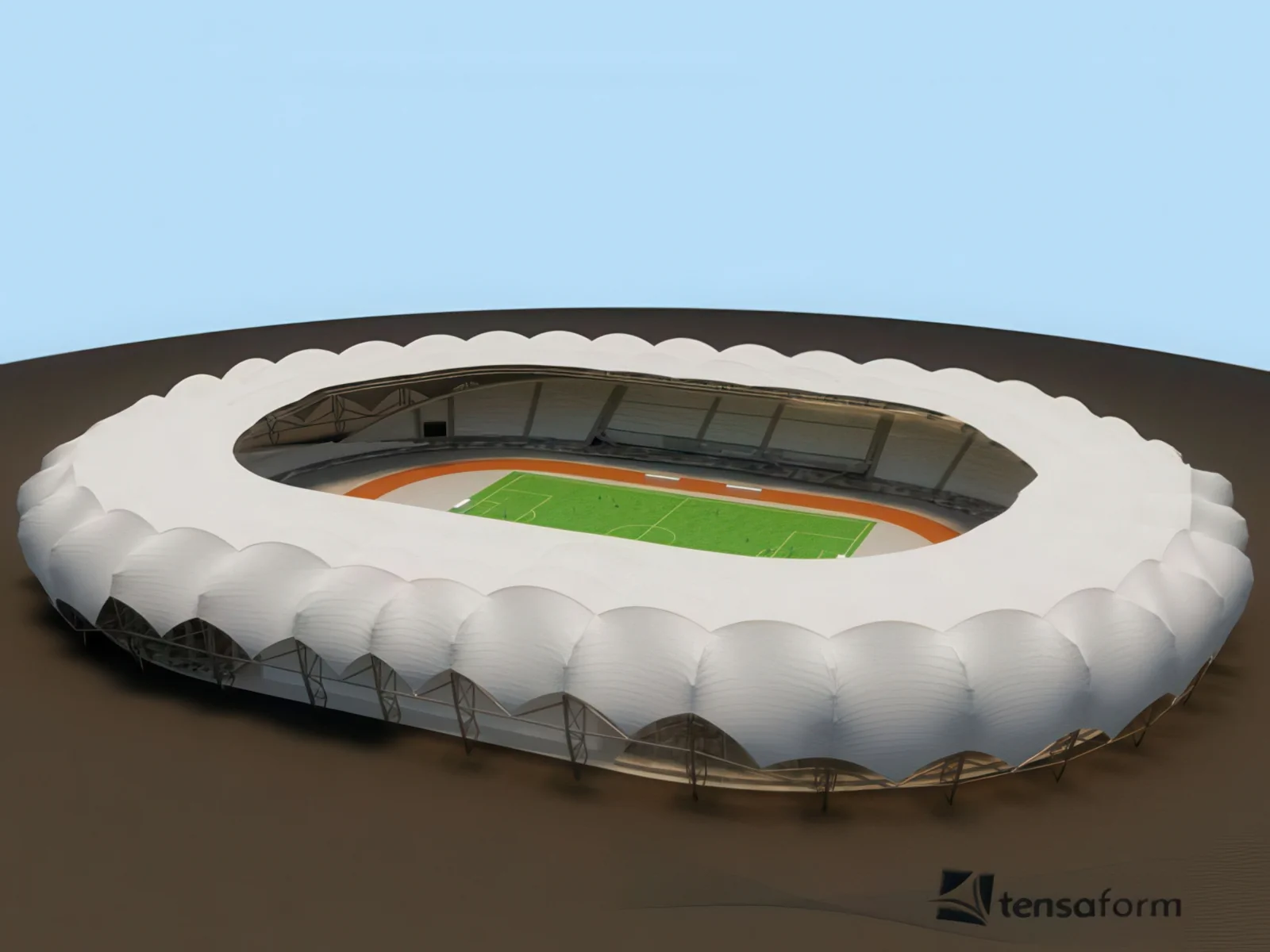 Навесы трибун стадионов проект 4