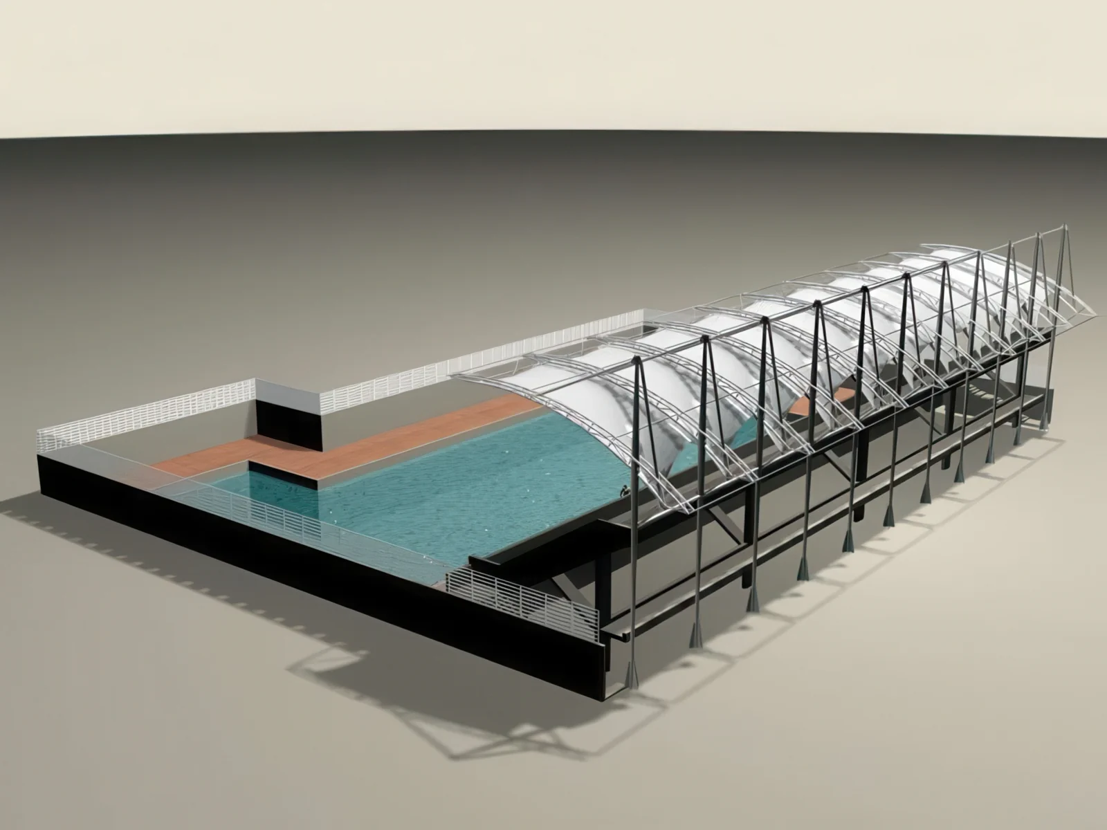 Навесы трибун стадионов проект 8