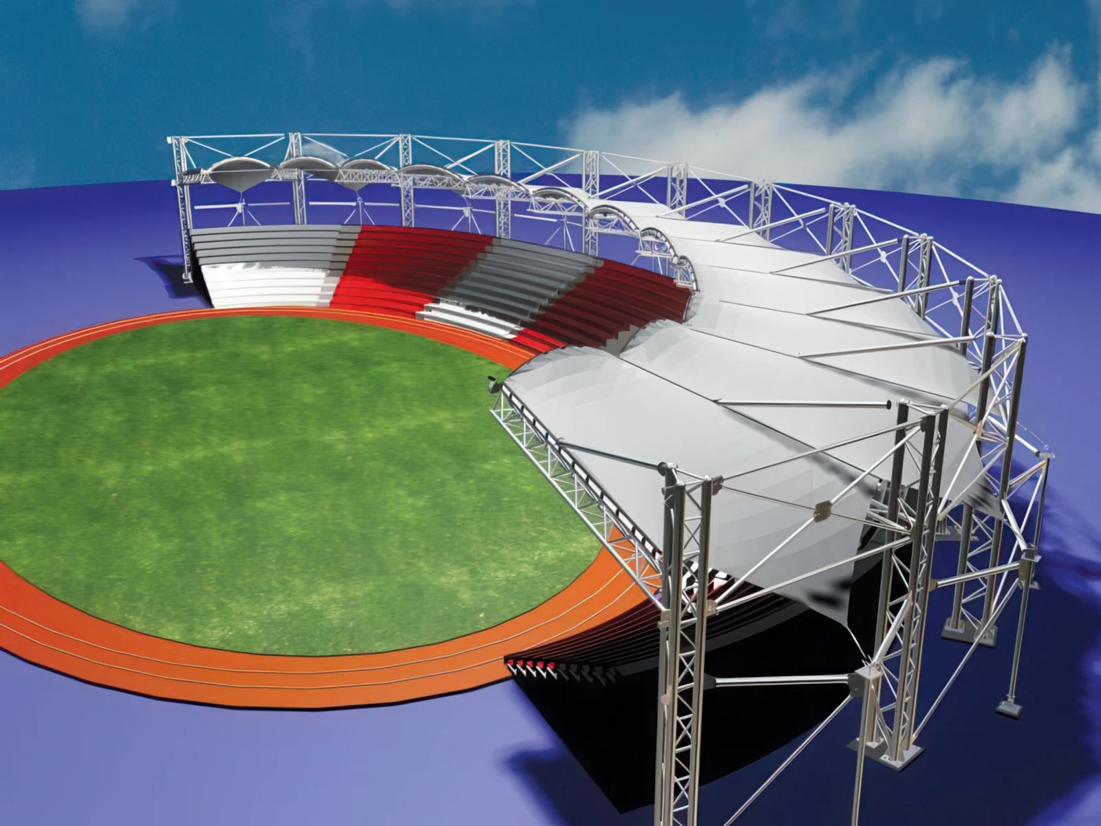 Навесы трибун стадионов проект 16