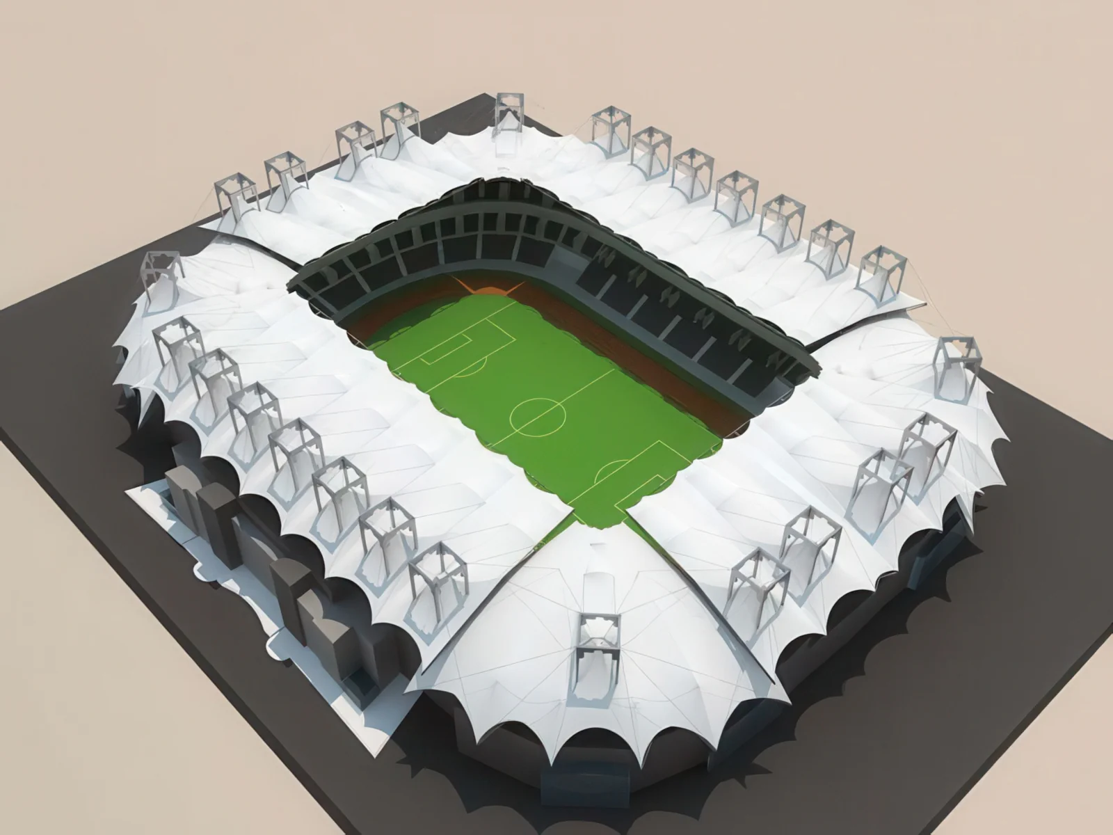 Навесы трибун стадионов проект 42