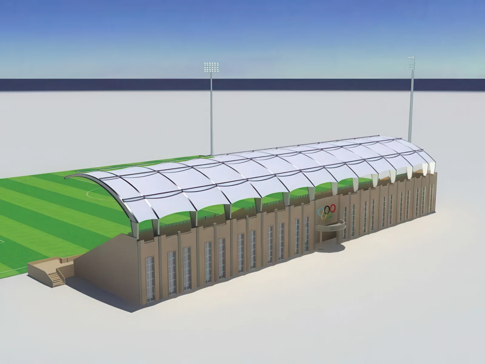 Навесы трибун стадионов проект 48