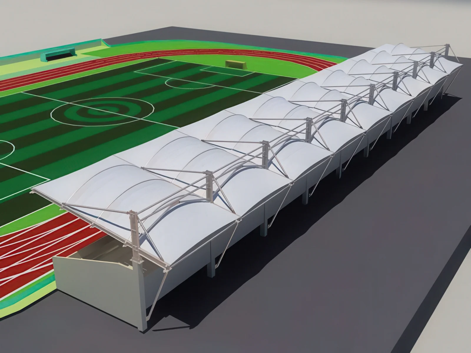 Навесы трибун стадионов проект 53
