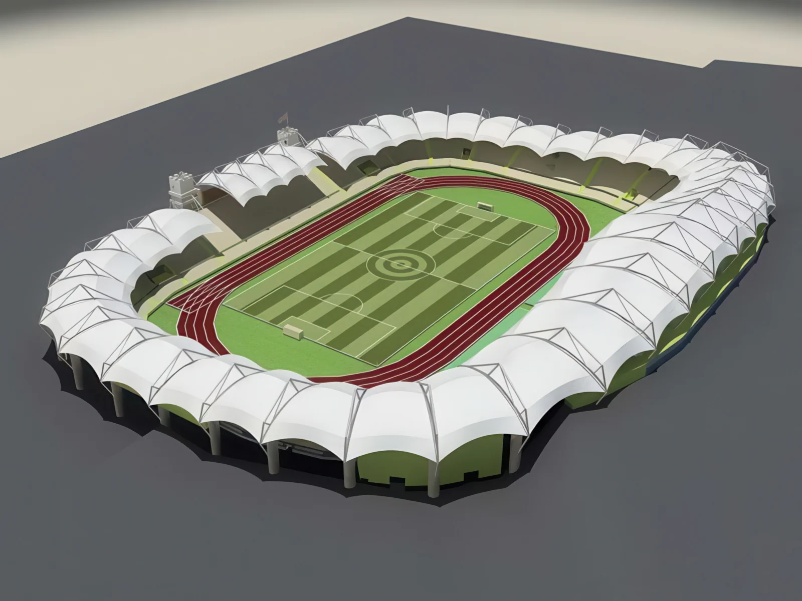 Навесы трибун стадионов проект 54