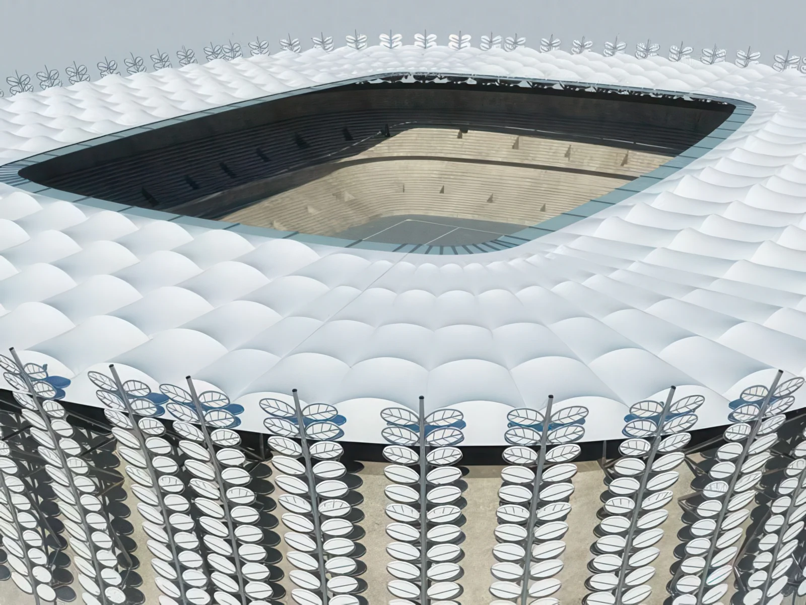 Навесы трибун стадионов проект 69