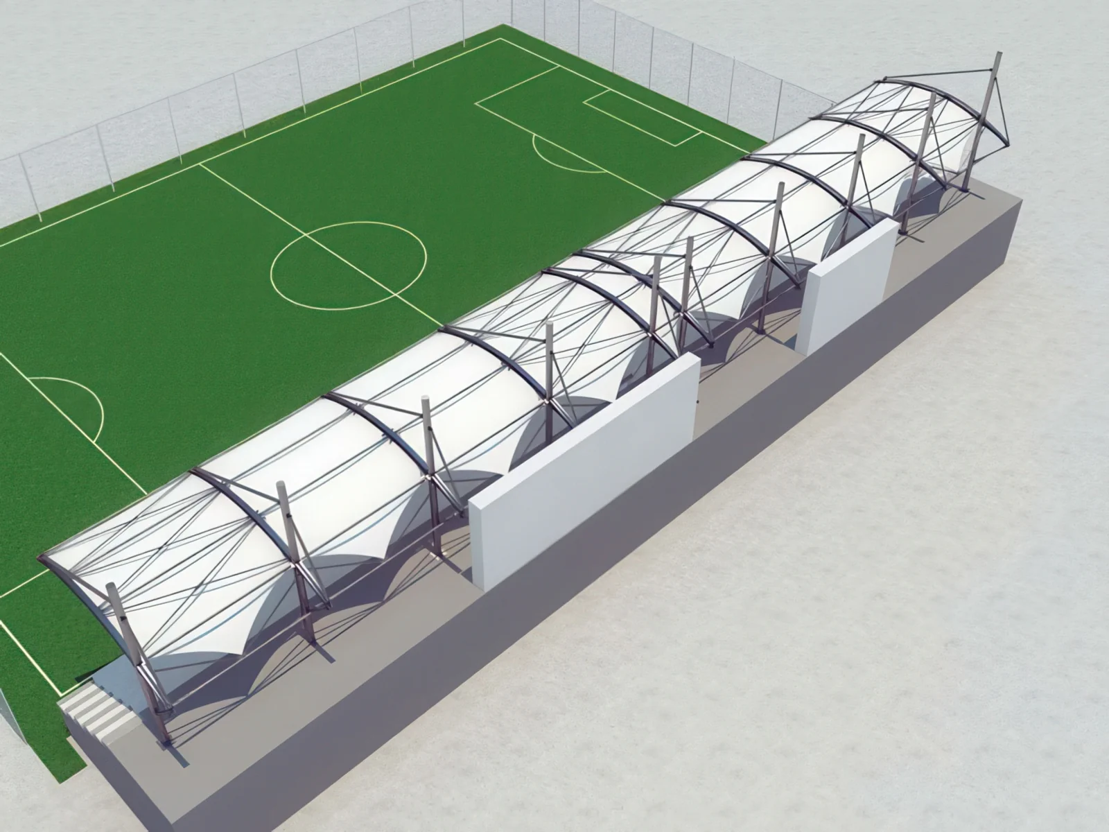 Навесы трибун стадионов проект 72