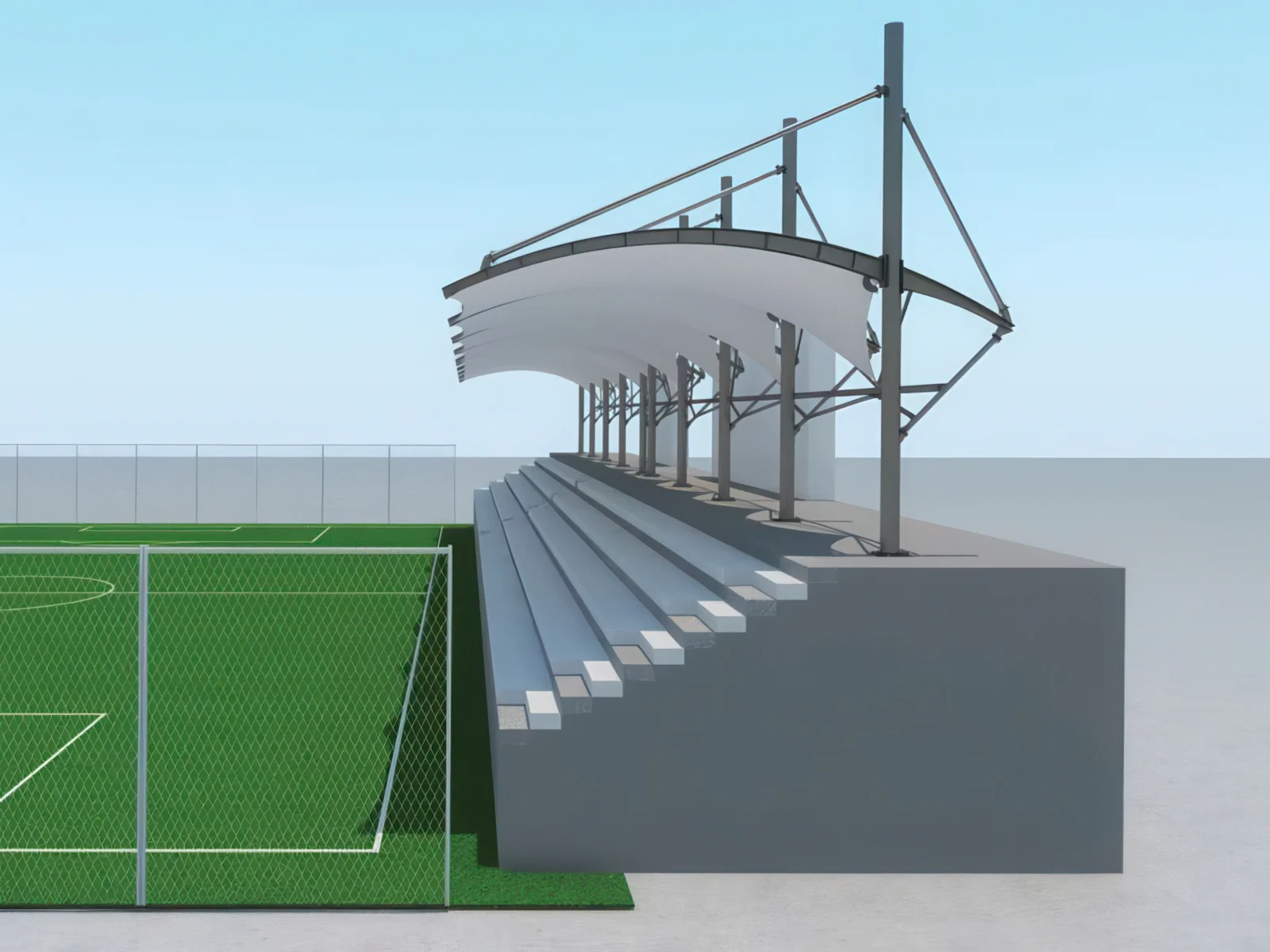 Навесы трибун стадионов проект 73