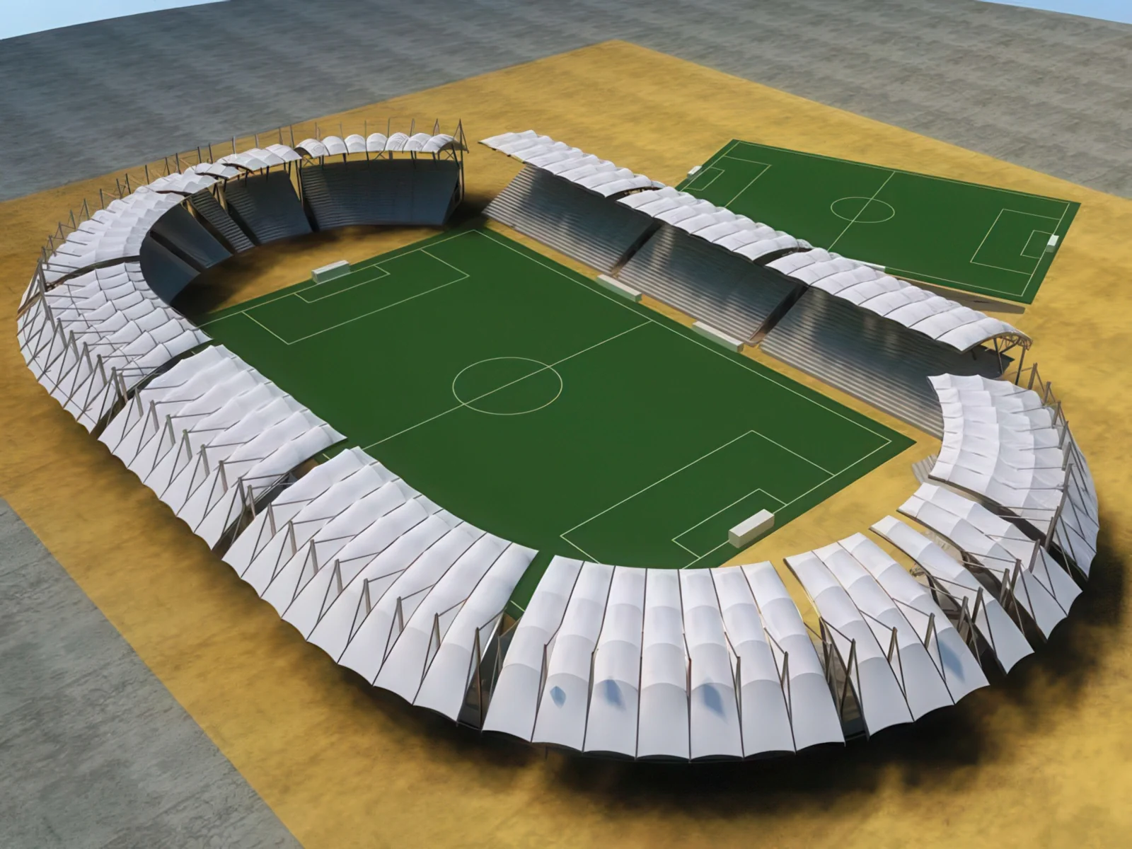 Навесы трибун стадионов проект 76