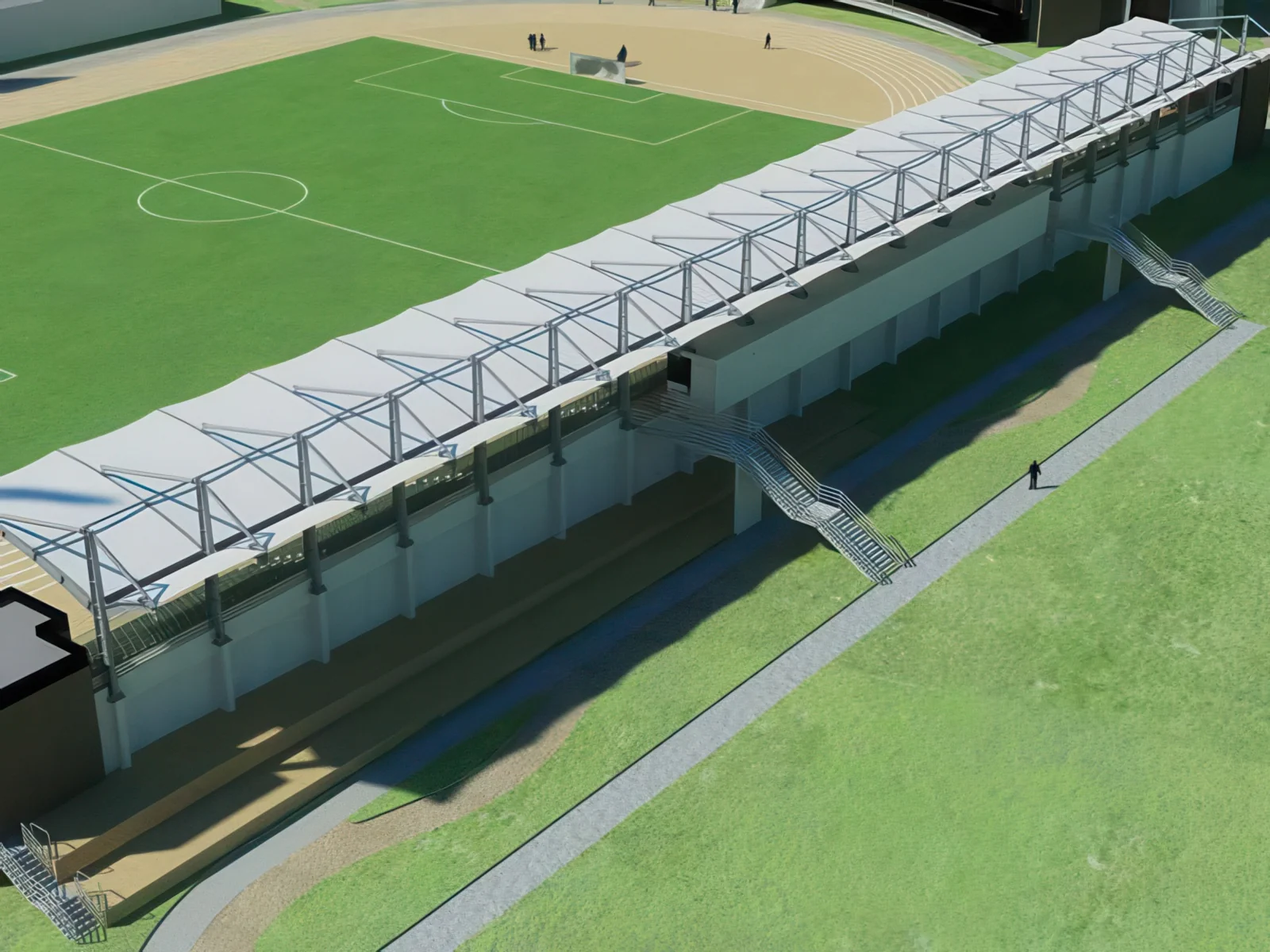 Навесы трибун стадионов проект 80