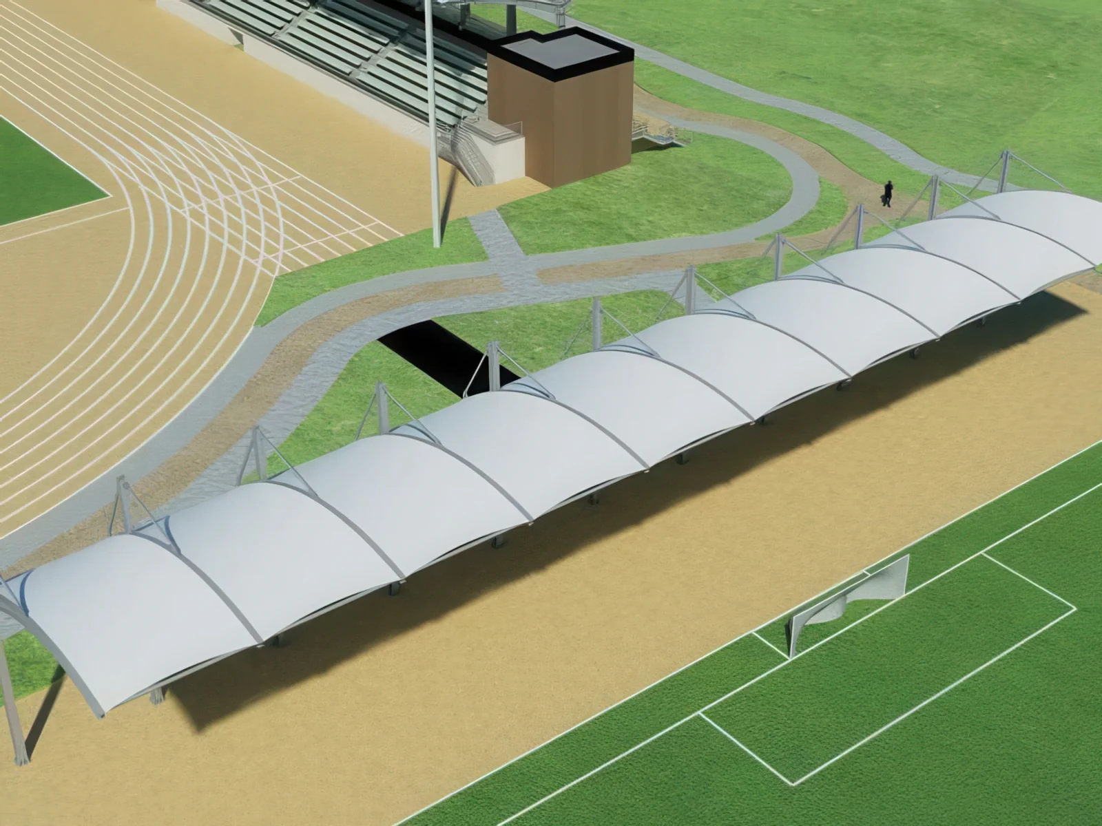 Навесы трибун стадионов проект 81