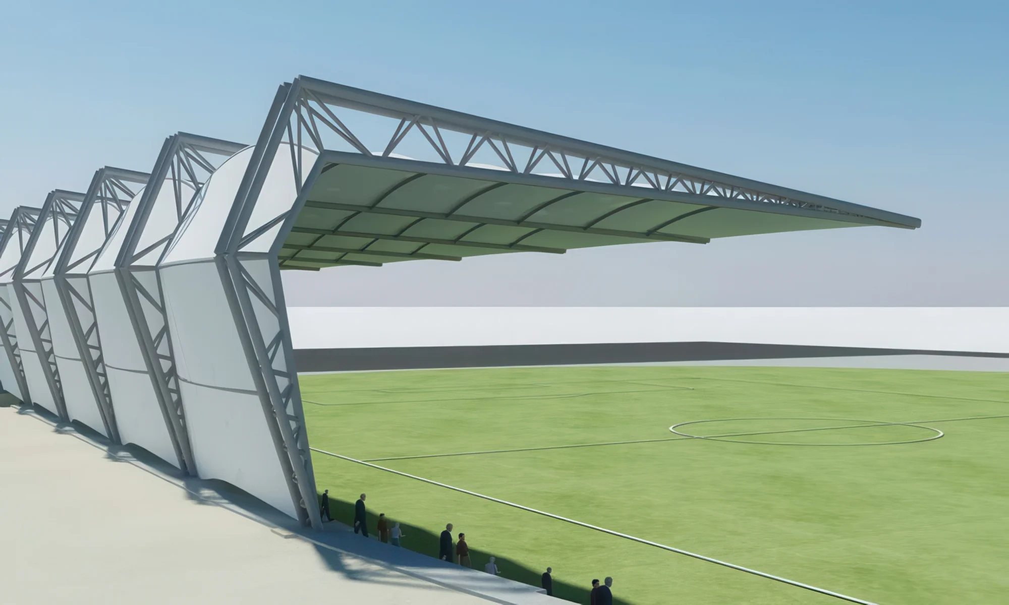 Навесы трибун стадионов проект 89