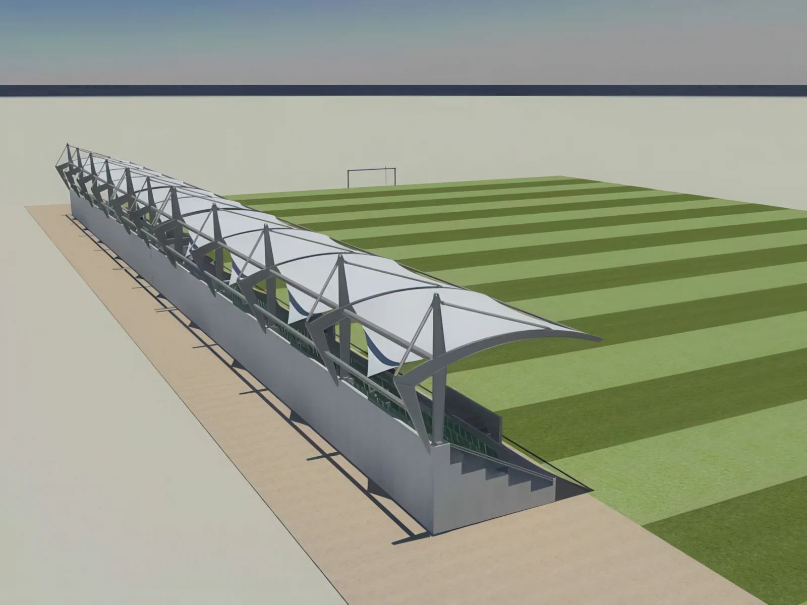 Навесы трибун стадионов проект 95