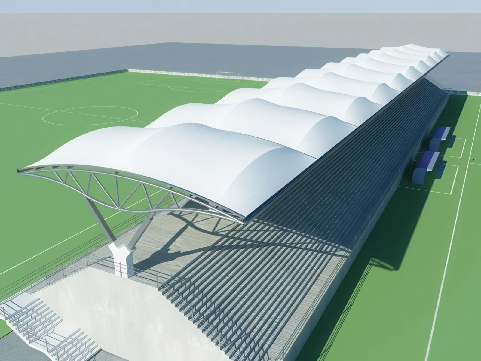 Навесы трибун стадионов проект 101