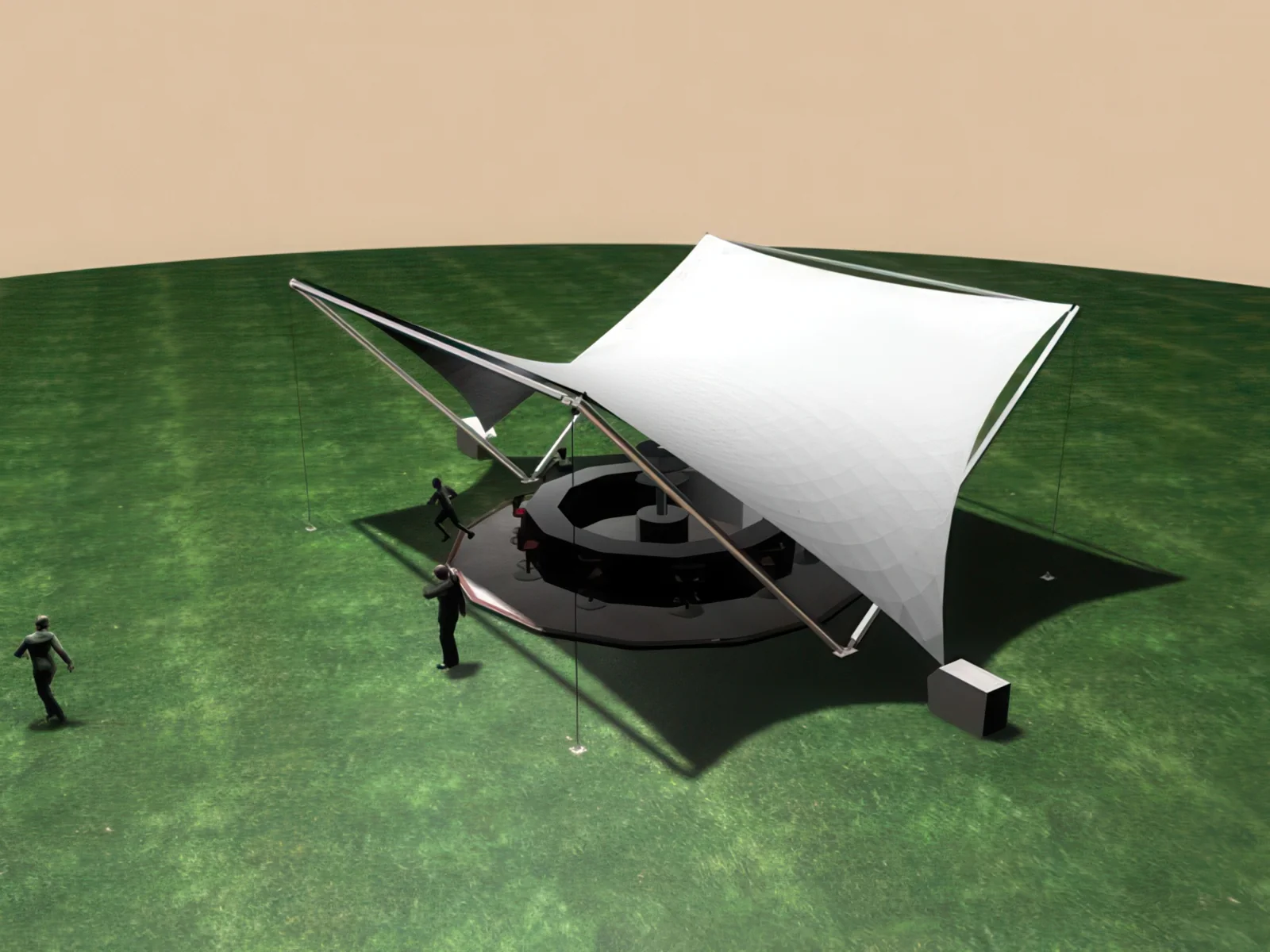 Натяжные тенты проект 5