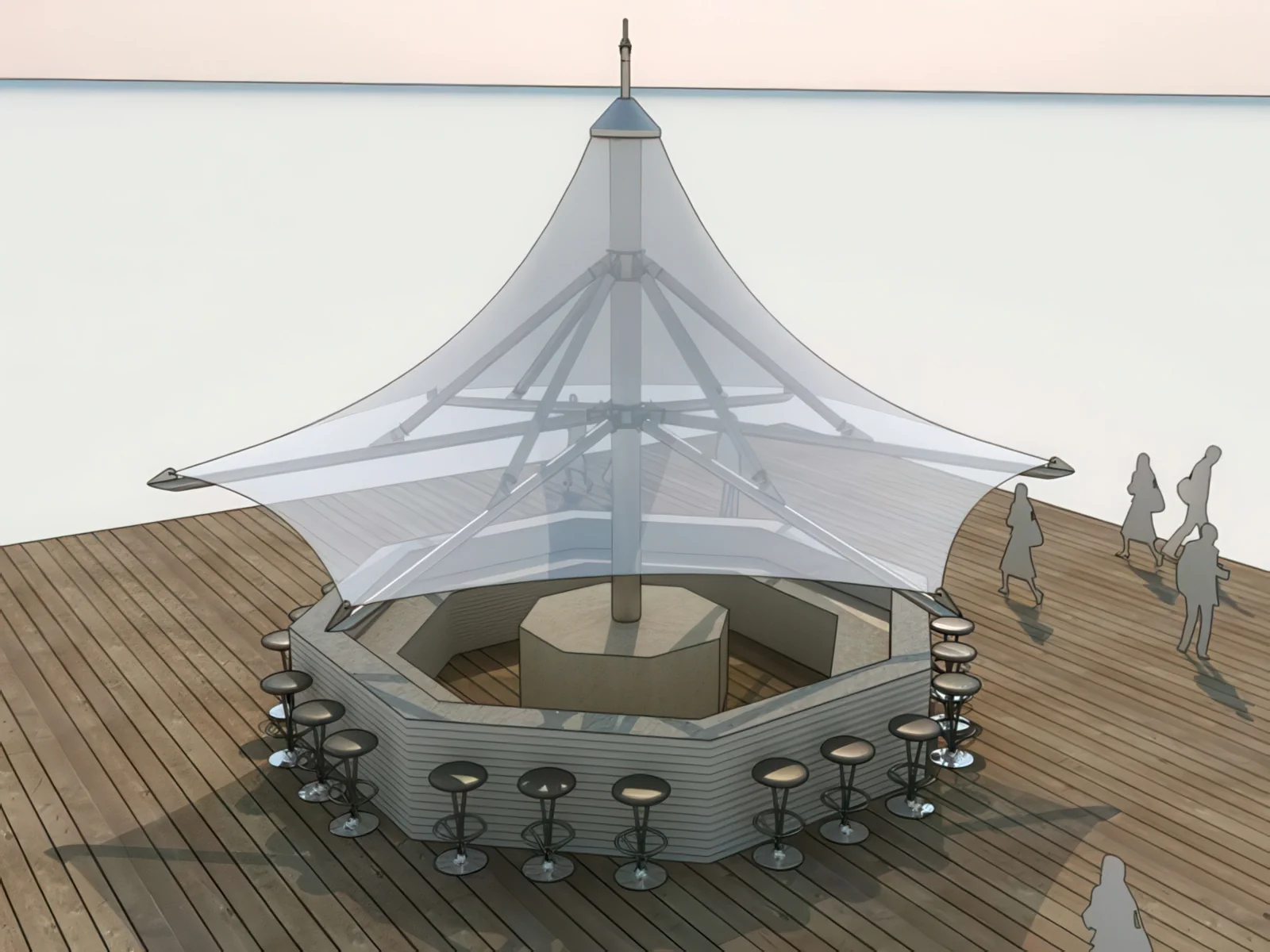 Натяжные тенты проект 6