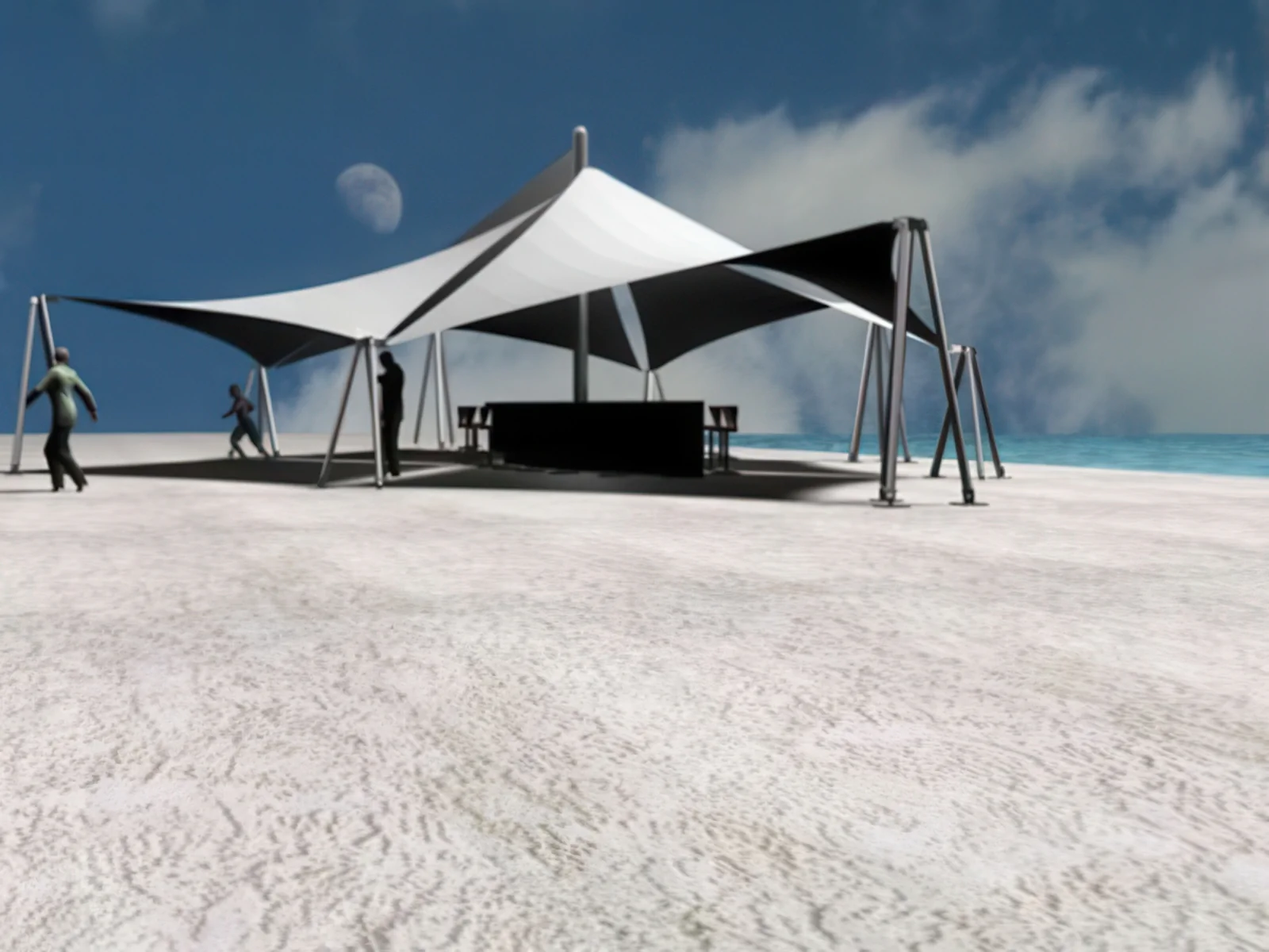 Натяжные тенты проект 8