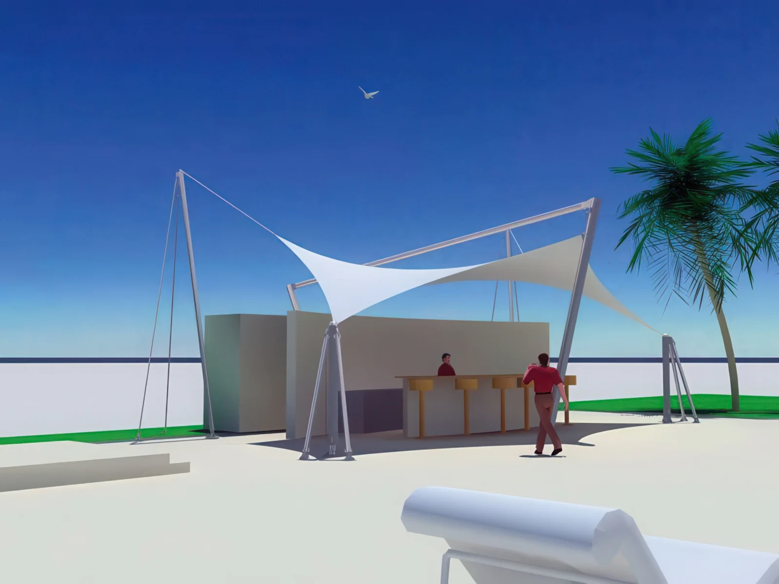 Натяжные тенты проект 17