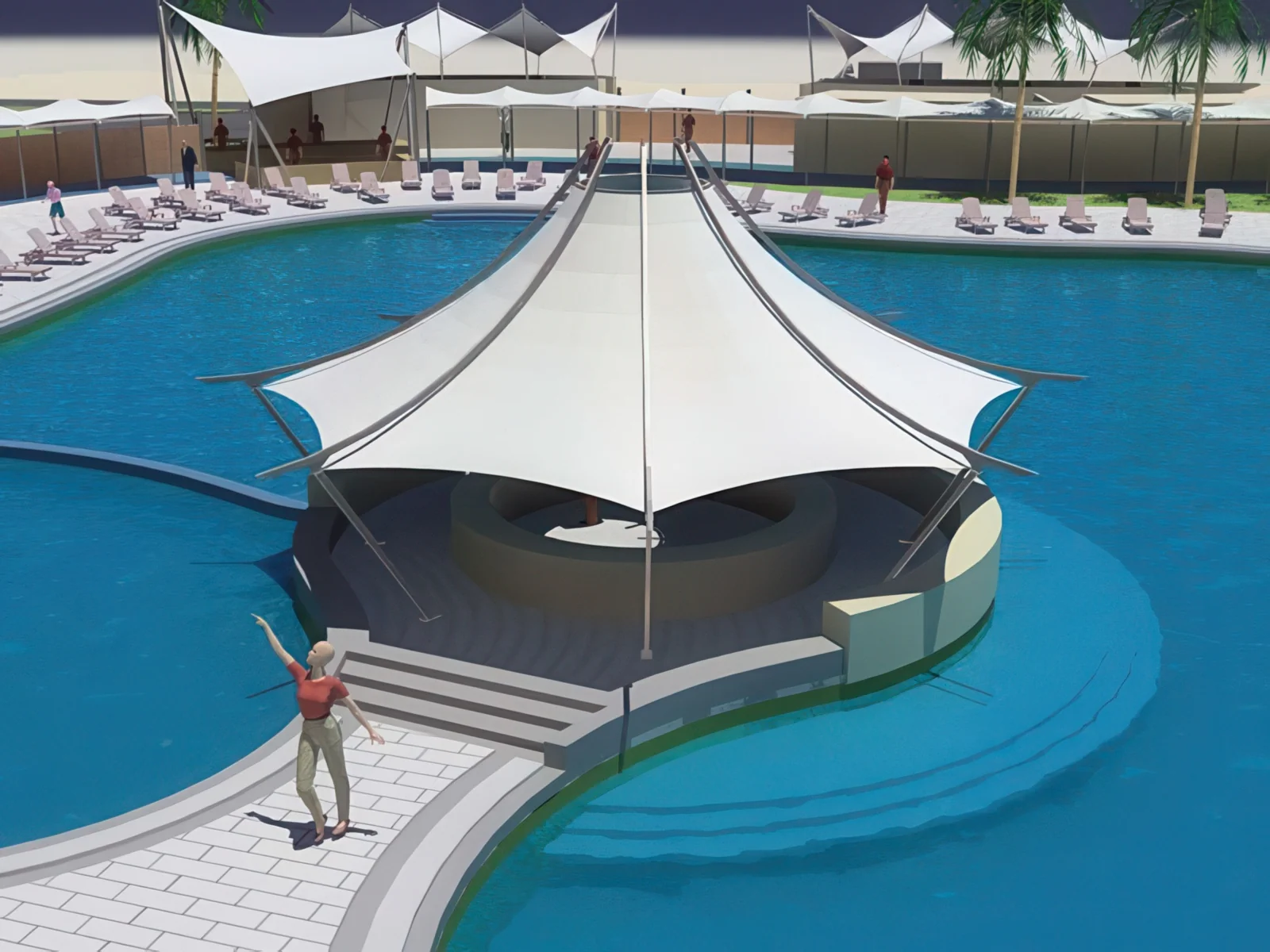 Натяжные тенты проект 24