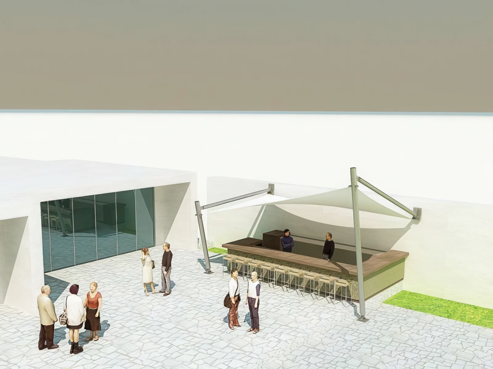 Натяжные тенты проект 39