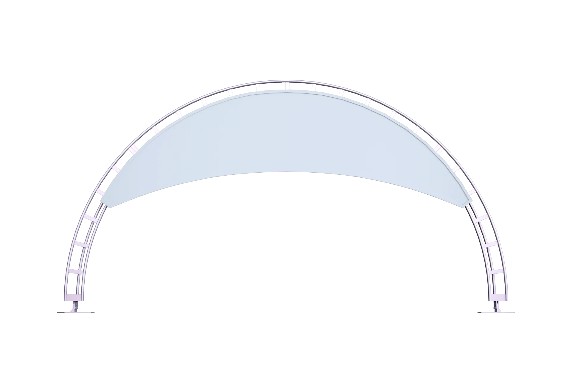 Полумесяц белый 6 м