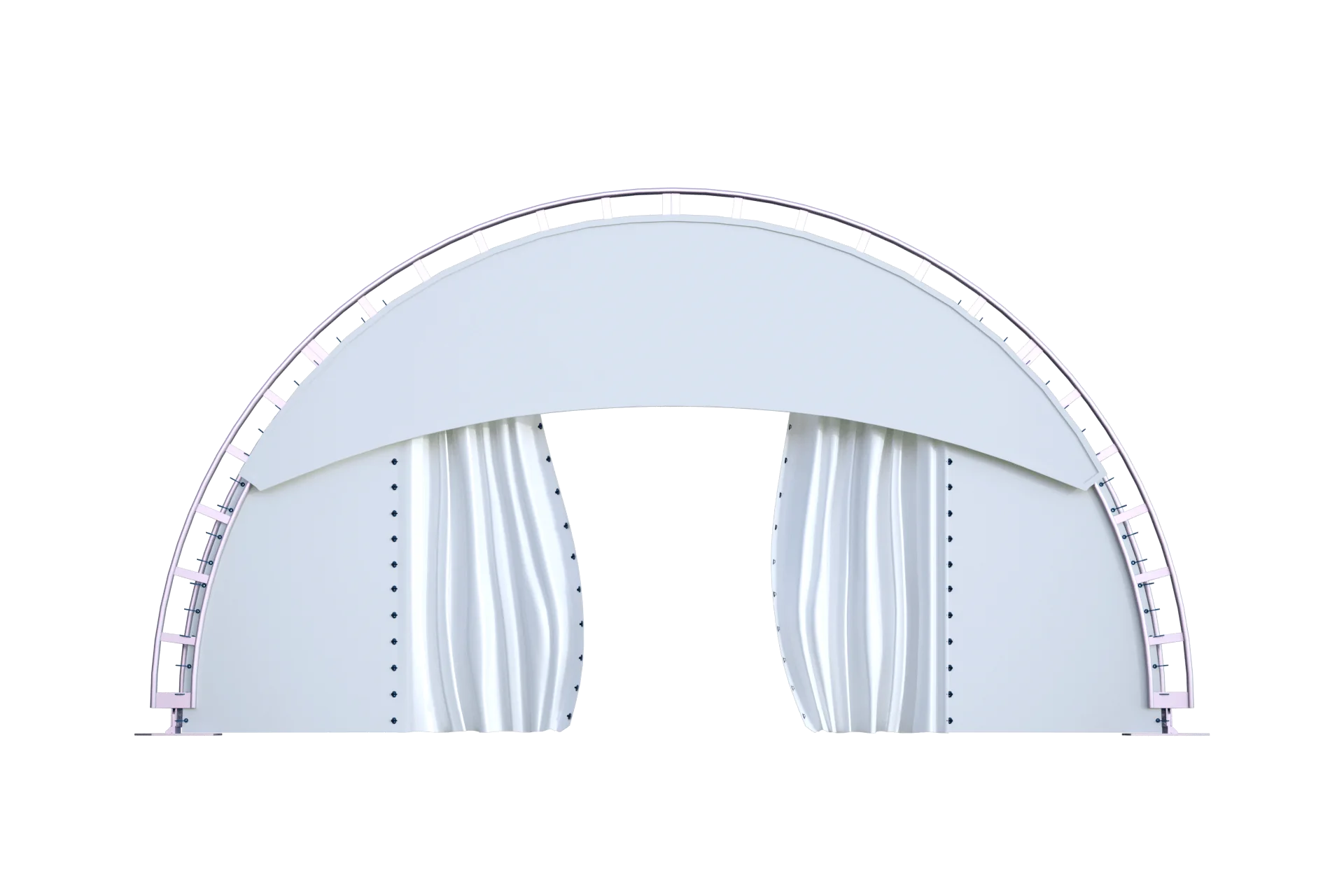 Стена раздвижная 6 белая + полумесяц