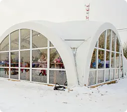 Остекление шатров